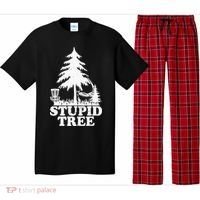Disc Golf Art For  Stupid Tree Fun Disc Golf Player Pajama Set thumb 0