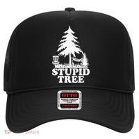 Disc Golf Art For  Stupid Tree Fun Disc Golf Player Hat thumb 0