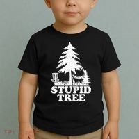 Disc Golf Art For  Stupid Tree Fun Disc Golf Player Toddler T-Shirt thumb 2