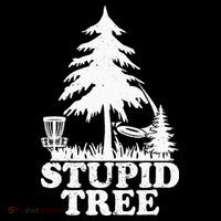 Disc Golf Art For  Stupid Tree Fun Disc Golf Player Women's T-Shirt thumb 6