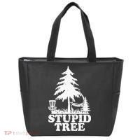 Disc Golf Art For  Stupid Tree Fun Disc Golf Player Tote Bag thumb 0