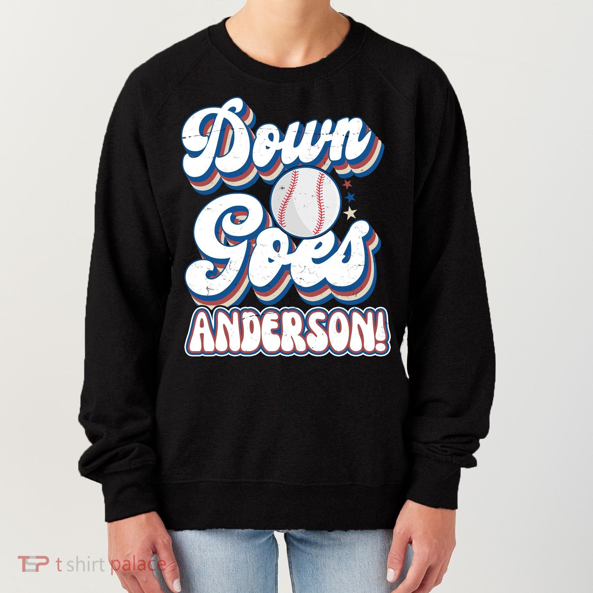 Down Goes Anderson Women's Sweatshirt