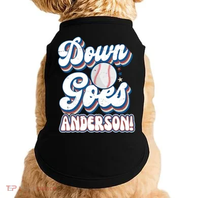 Down Goes Anderson Doggie Tank