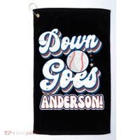 Down Goes Anderson Golf Towel thumb 0