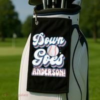 Down Goes Anderson Golf Towel thumb 2