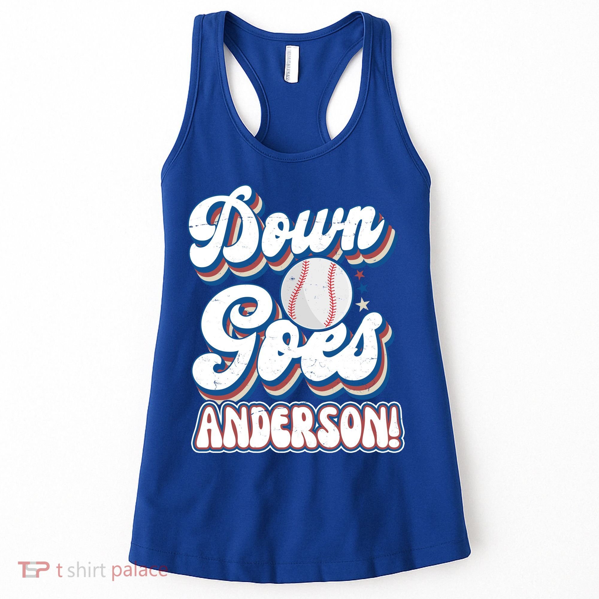 Down Goes Anderson Women's Tank Top