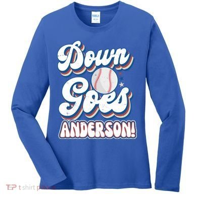 Down Goes Anderson Women's Long Sleeve Shirt