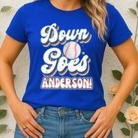 Down Goes Anderson Women's T-Shirt thumb 2