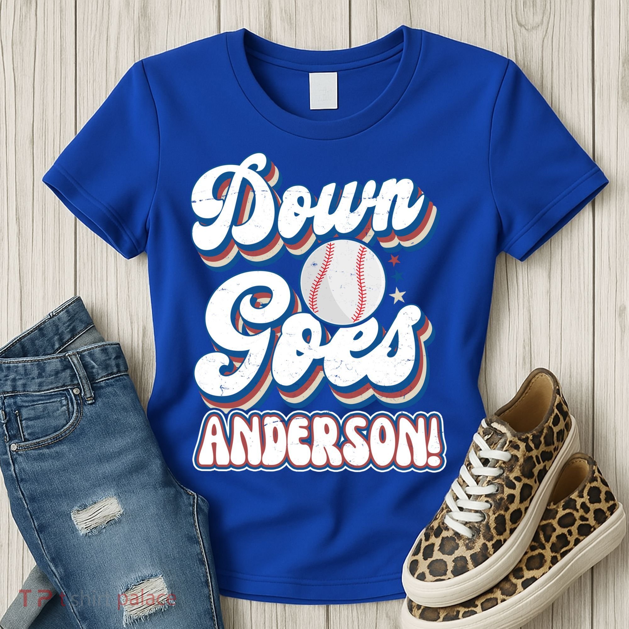 Down Goes Anderson Women's T-Shirt