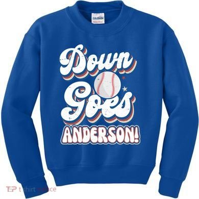 Down Goes Anderson Kids Sweatshirt