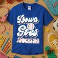 Down Goes Anderson Kids T-Shirt thumb 3