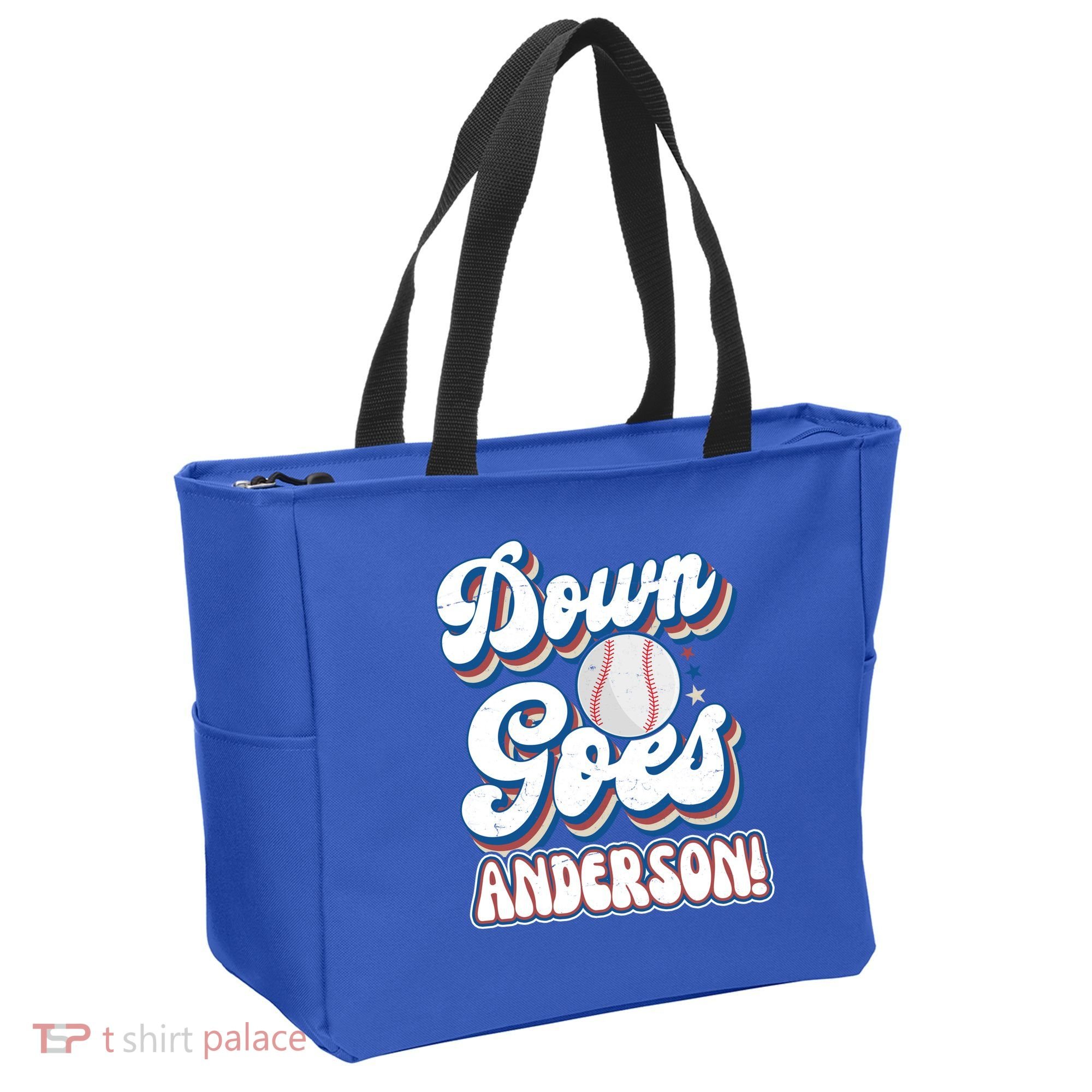 Down Goes Anderson Tote Bag