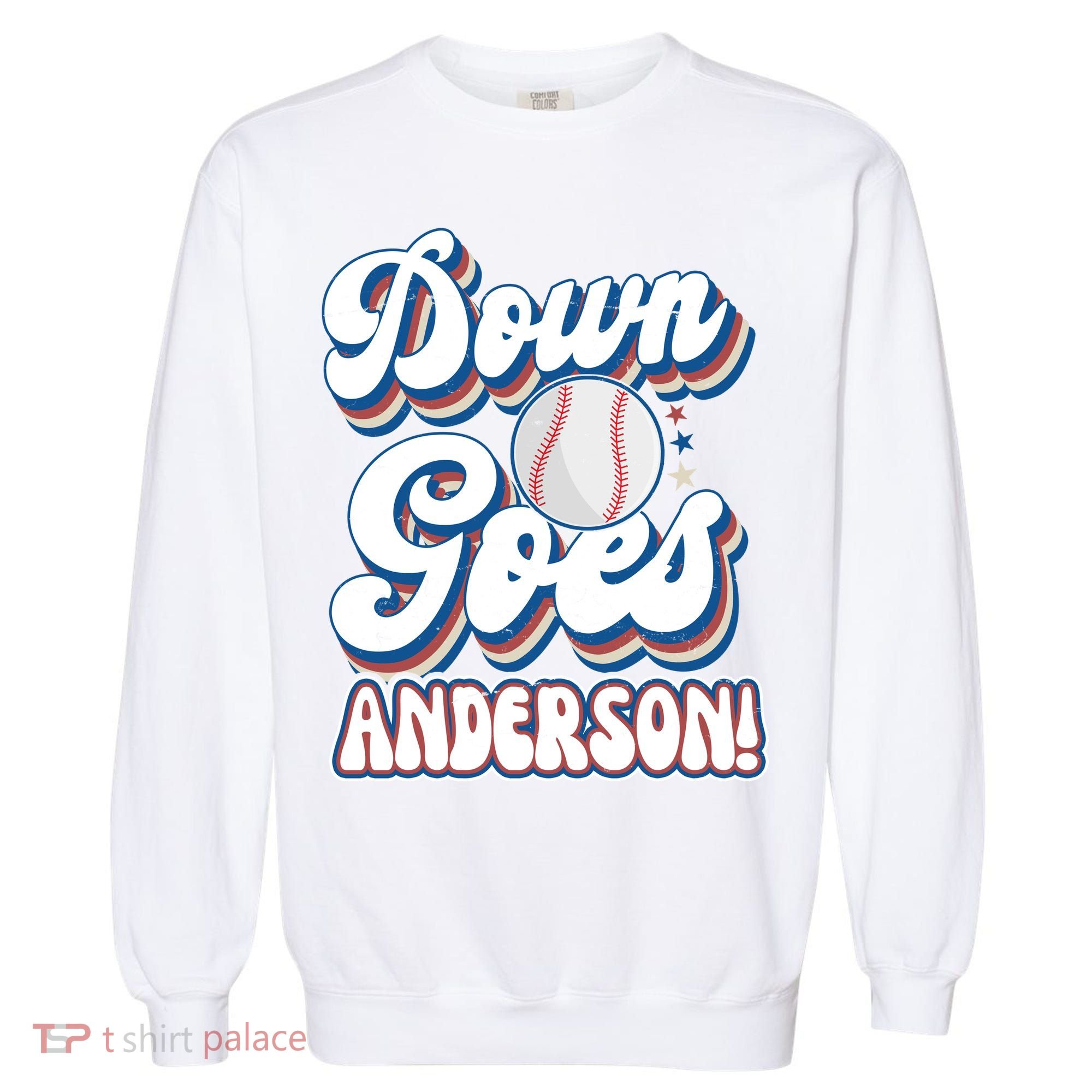 Down Goes Anderson Garment-Dyed Sweatshirt