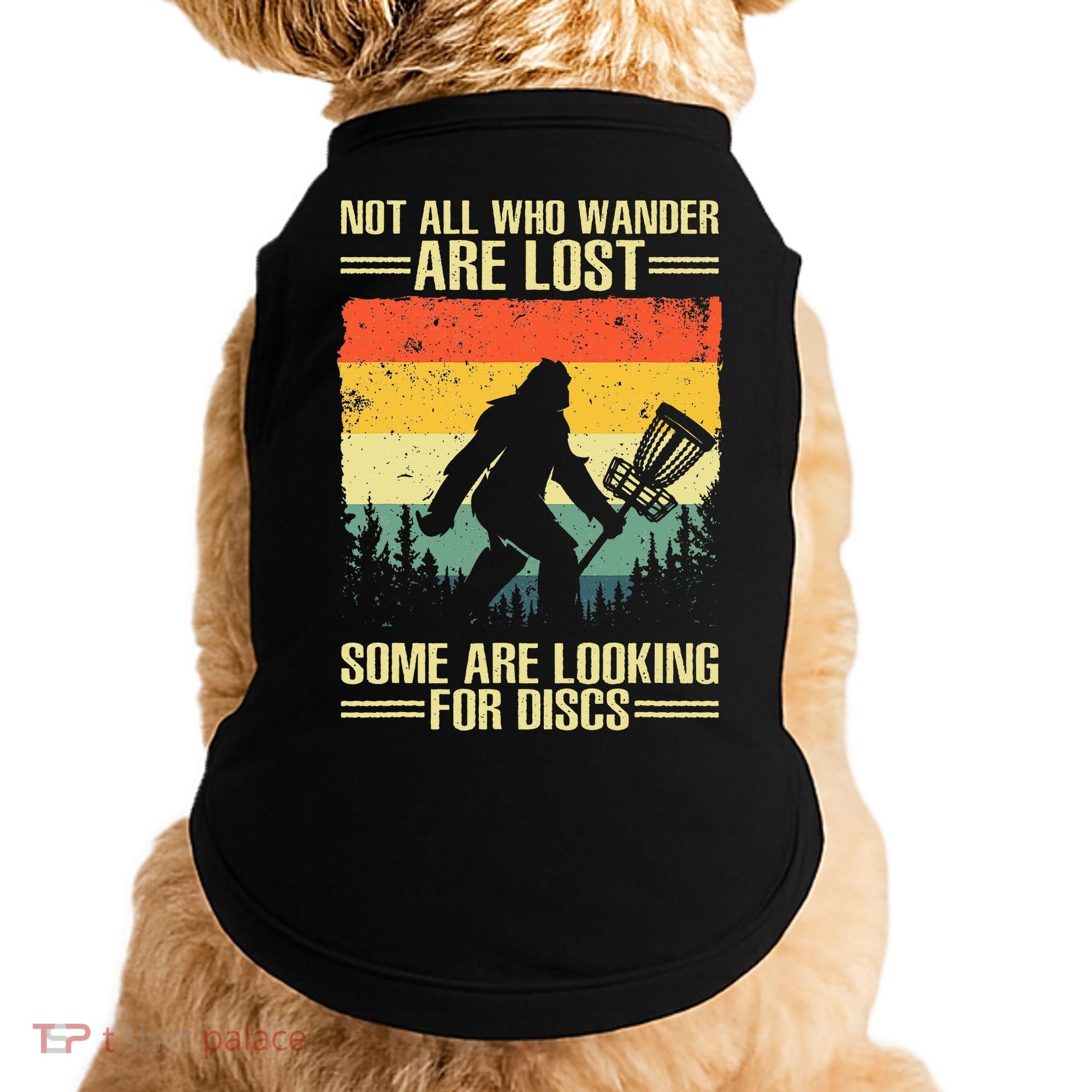 Disc Golf Art For Women Disc Golf Player Doggie Tank
