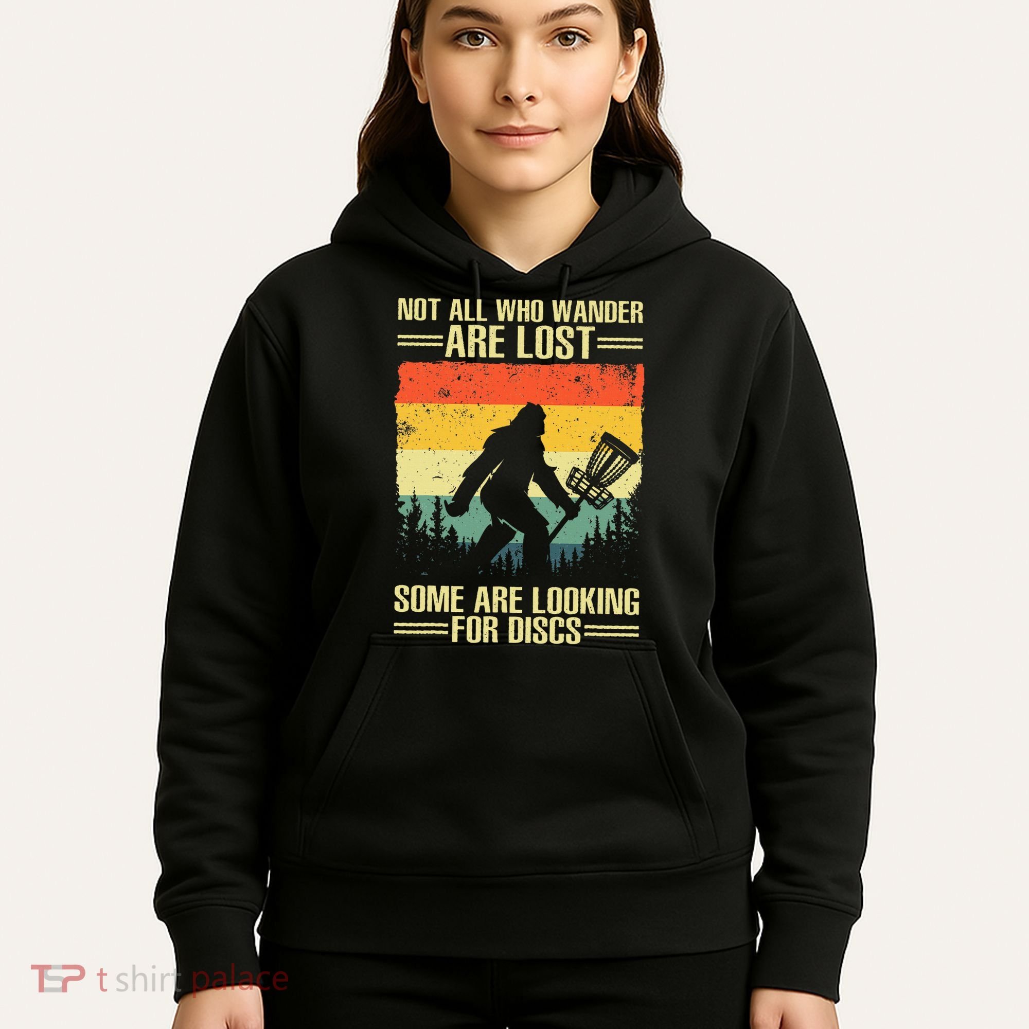 Disc Golf Art For Women Disc Golf Player Hoodie