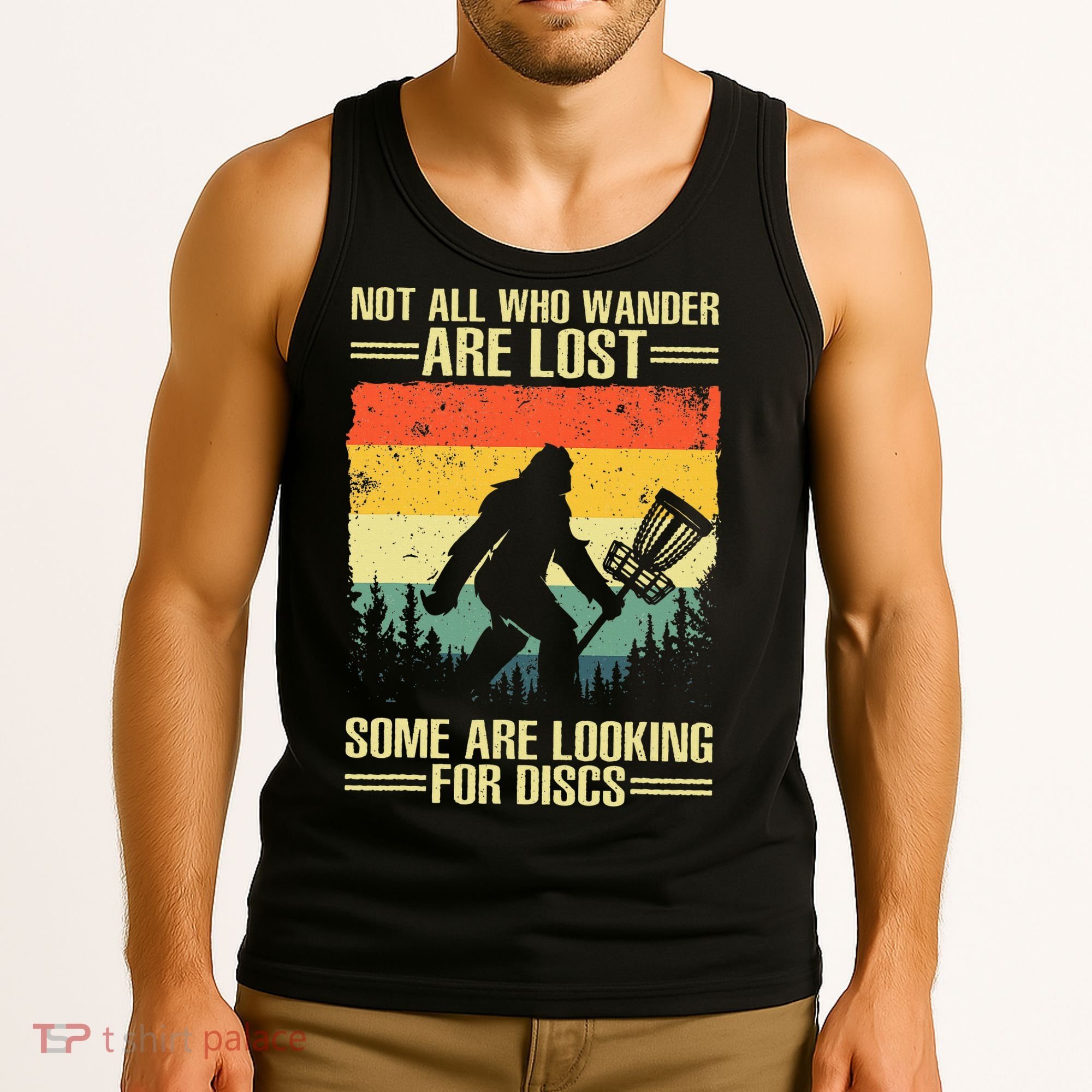 Disc Golf Art For Women Disc Golf Player Tank Top