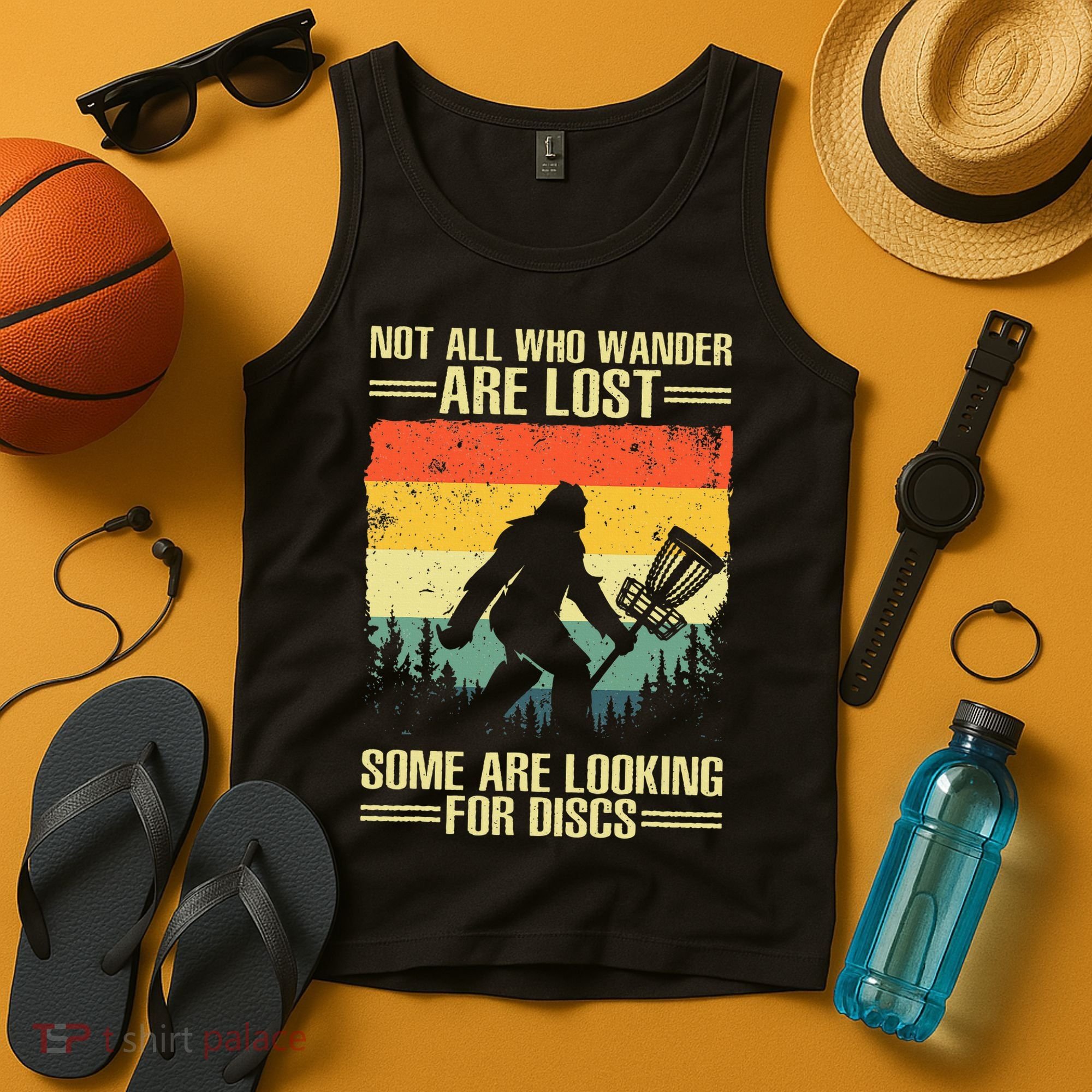 Disc Golf Art For Women Disc Golf Player Tank Top