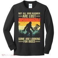 Disc Golf Art For Women Disc Golf Player Kids Long Sleeve Shirt thumb 0