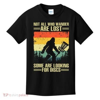 Disc Golf Art For Women Disc Golf Player Kids T-Shirt