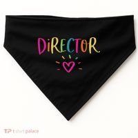 Director Gift Appreciation Theatre Activity Nursing Hr USA-Made Doggie Bandana thumb 0