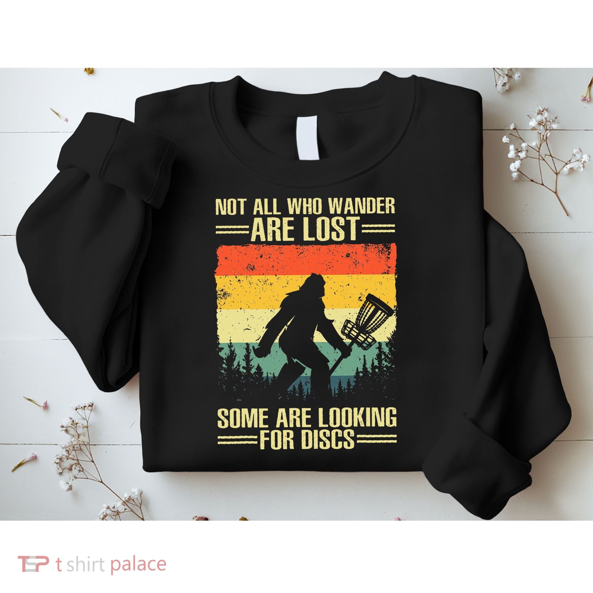 Disc Golf Art Disc Golf Player Sweatshirt