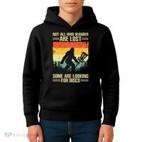 Disc Golf Art Disc Golf Player Kids Hoodie thumb 4