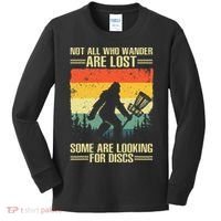 Disc Golf Art Disc Golf Player Kids Long Sleeve Shirt thumb 0