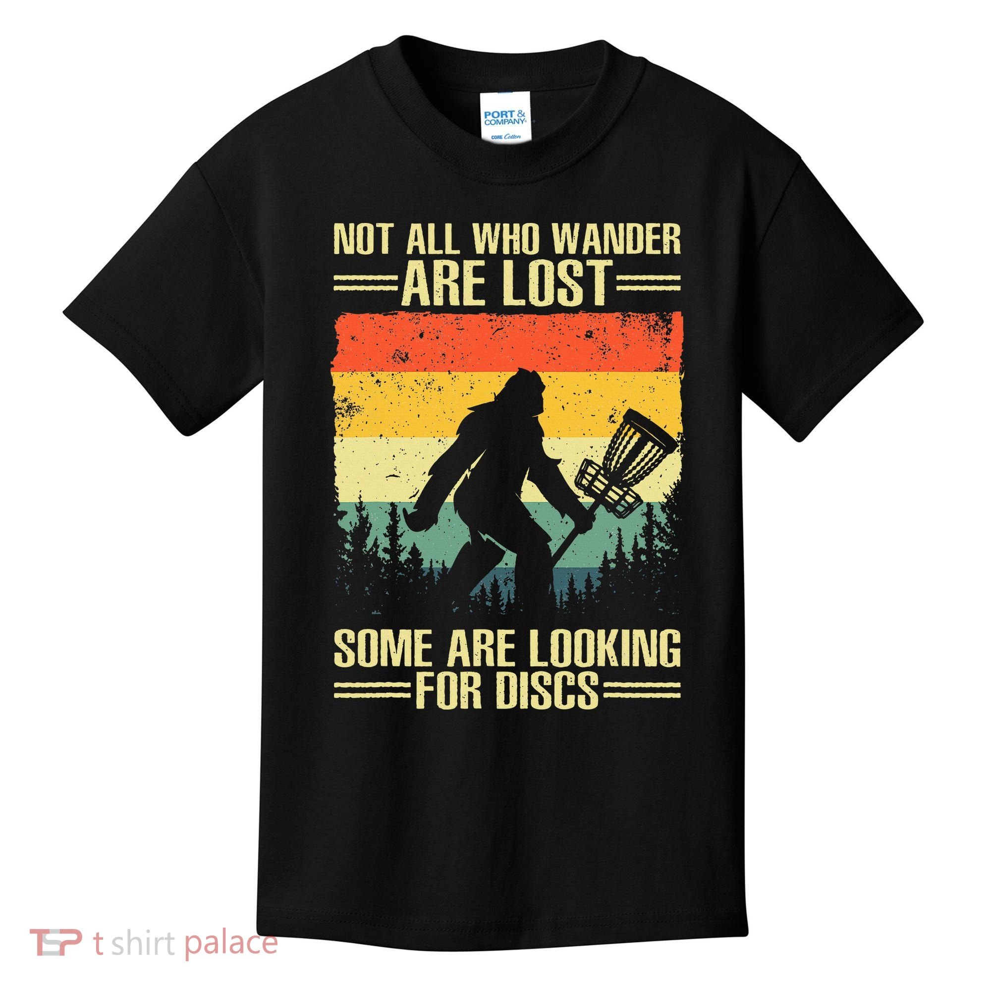 Disc Golf Art Disc Golf Player Kids T-Shirt