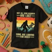 Disc Golf Art Disc Golf Player Kids T-Shirt thumb 3