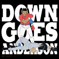 Down Goes Anderson Baseball Fight Bucket Hat thumb 4