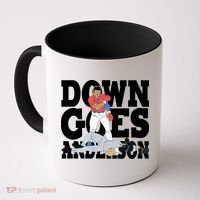 Down Goes Anderson Baseball Fight Coffee Mug thumb 0