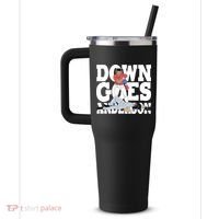Down Goes Anderson Baseball Fight 40oz Vacuum Insulated Stainless Steel Travel Tumbler thumb 2