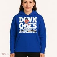 Down Goes Anderson Baseball Fight Hoodie thumb 5
