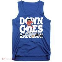 Down Goes Anderson Baseball Fight Tank Top thumb 0