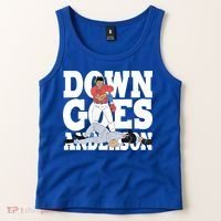 Down Goes Anderson Baseball Fight Tank Top thumb 2