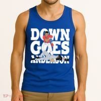 Down Goes Anderson Baseball Fight Tank Top thumb 3