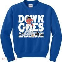 Down Goes Anderson Baseball Fight Kids Sweatshirt thumb 0