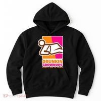 Drunkin Grownups Adult Party Sarcastic Drinking Hoodie thumb 0