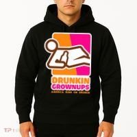 Drunkin Grownups Adult Party Sarcastic Drinking Hoodie thumb 2