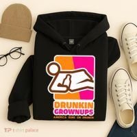 Drunkin Grownups Adult Party Sarcastic Drinking Hoodie thumb 4