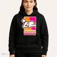 Drunkin Grownups Adult Party Sarcastic Drinking Hoodie thumb 5