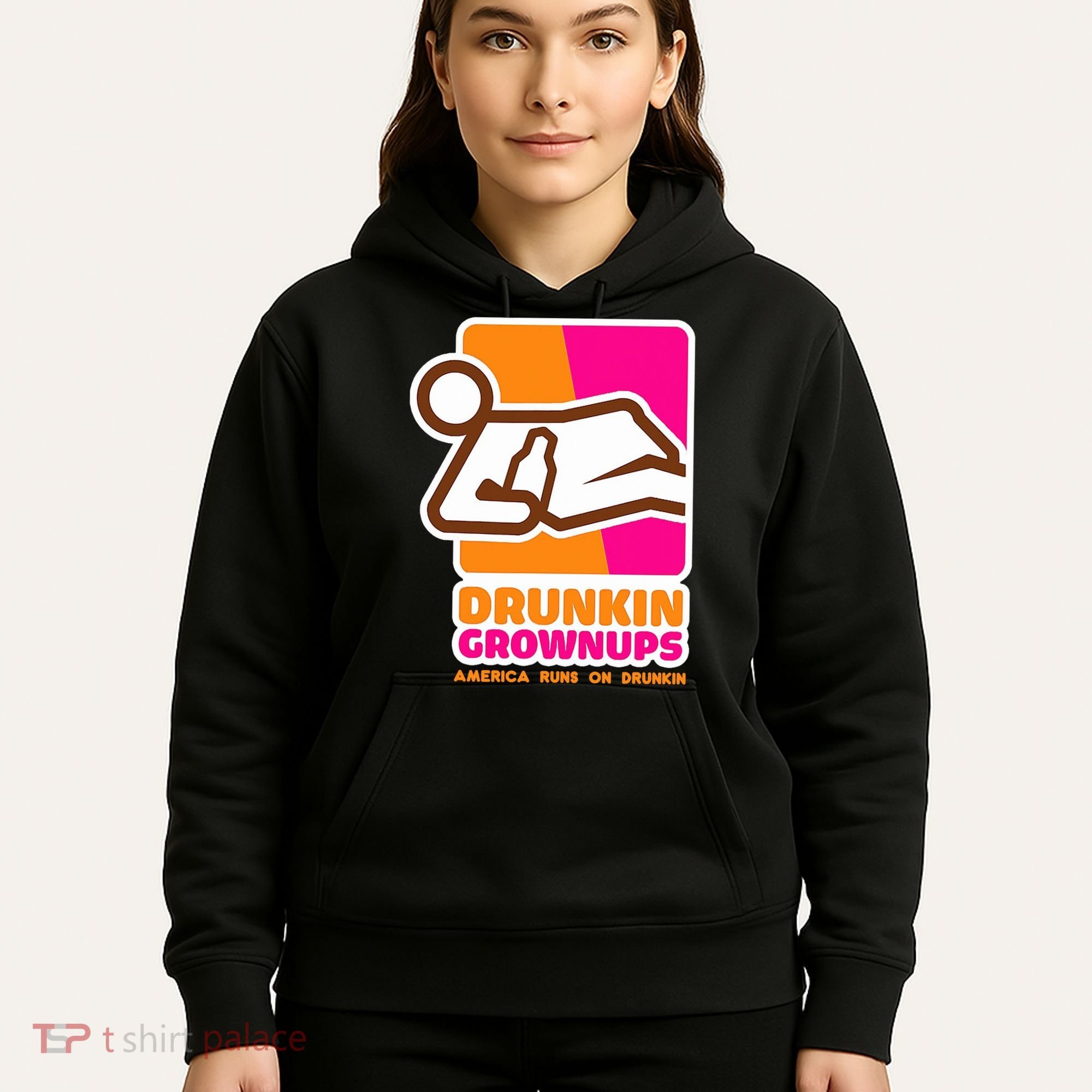 Drunkin Grownups Adult Party Sarcastic Drinking Hoodie