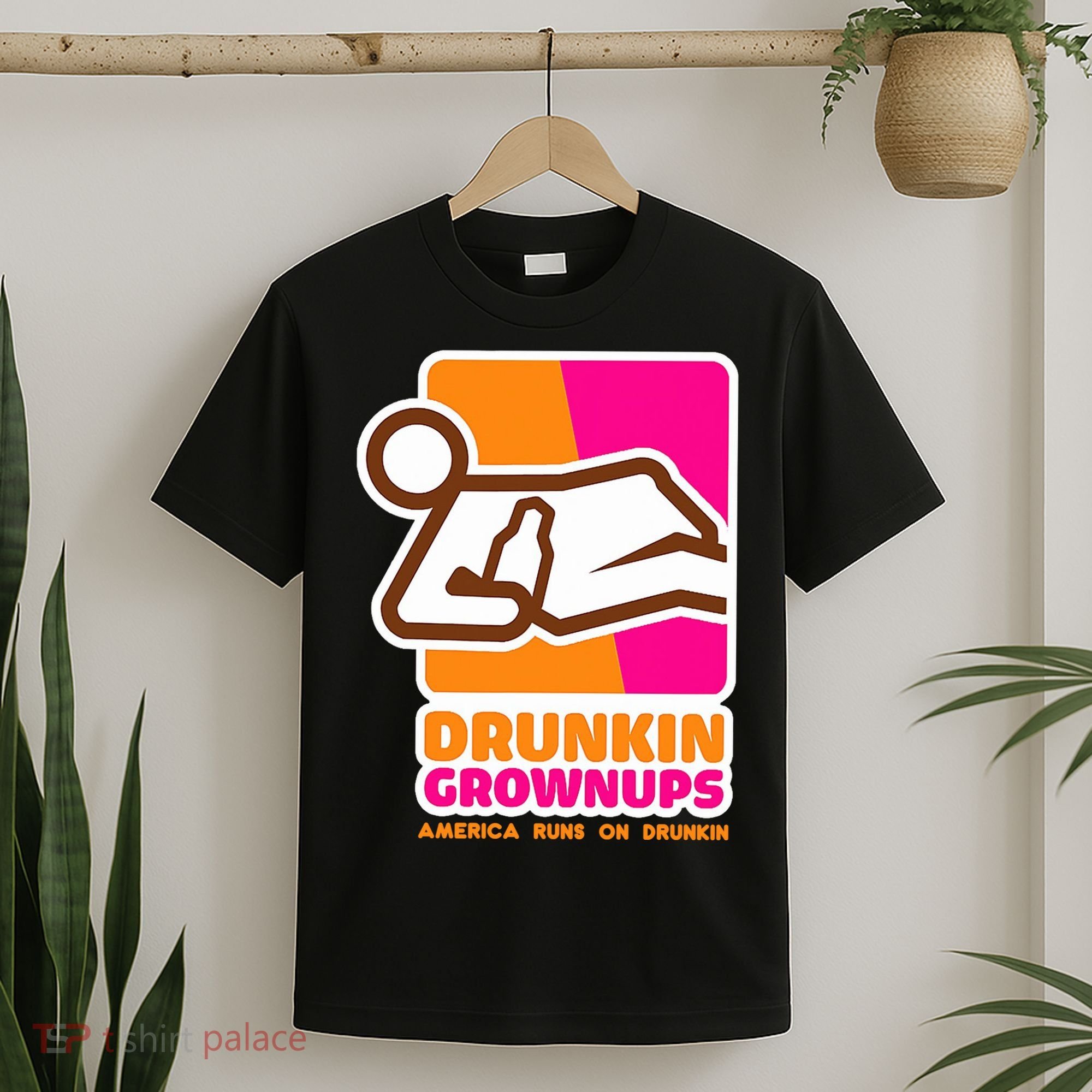 Drunkin Grownups Adult Party Sarcastic Drinking T-Shirt