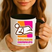 Drunkin Grownups Adult Party Sarcastic Drinking Coffee Mug thumb 3