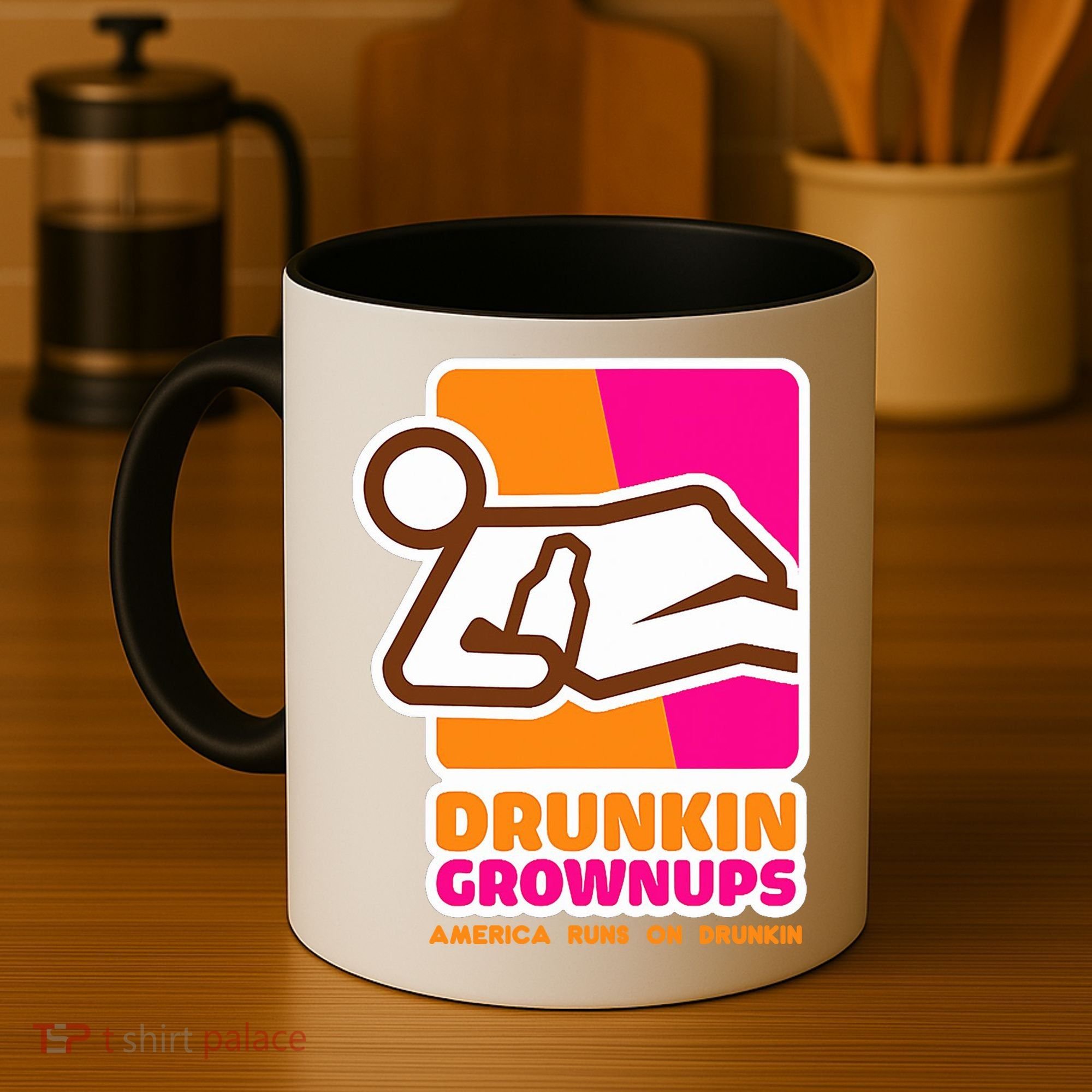 Drunkin Grownups Adult Party Sarcastic Drinking Coffee Mug