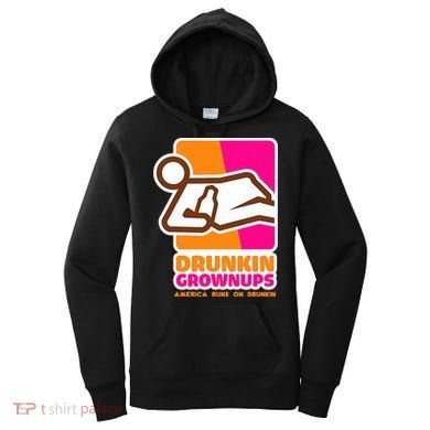 Drunkin Grownups Adult Party Sarcastic Drinking Women's Hoodie