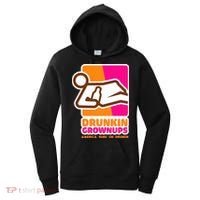Drunkin Grownups Adult Party Sarcastic Drinking Women's Hoodie thumb 0