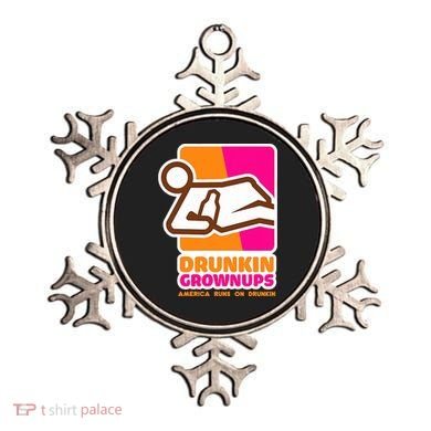 Drunkin Grownups Adult Party Sarcastic Drinking Ornament