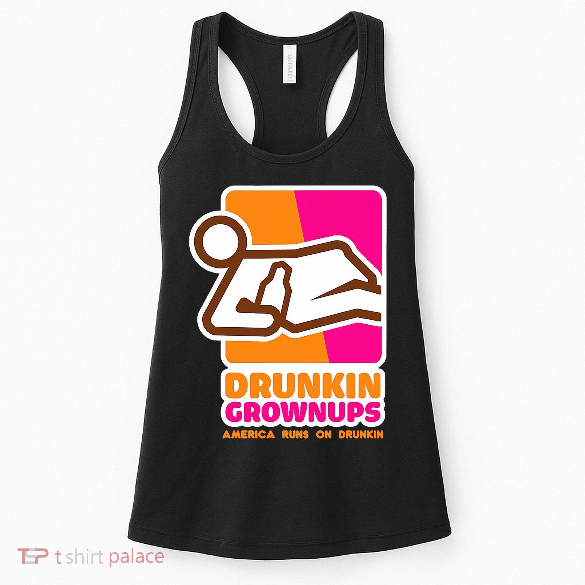 Drunkin Grownups Adult Party Sarcastic Drinking Women's Tank Top