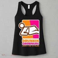 Drunkin Grownups Adult Party Sarcastic Drinking Women's Tank Top thumb 3